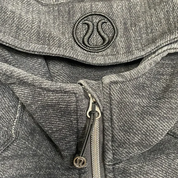 lululemon Scuba Full-Zip Hoodie *Stretch – Heathered Black / Commuter Denim - Picture 3 of 3